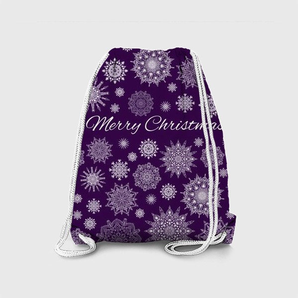 Рюкзак «Снежный узор к Рождеству»