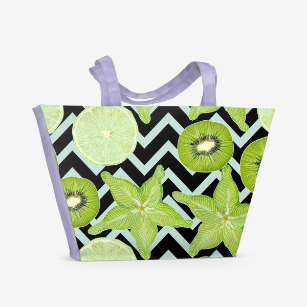 Пляжная сумка «green fruits»
