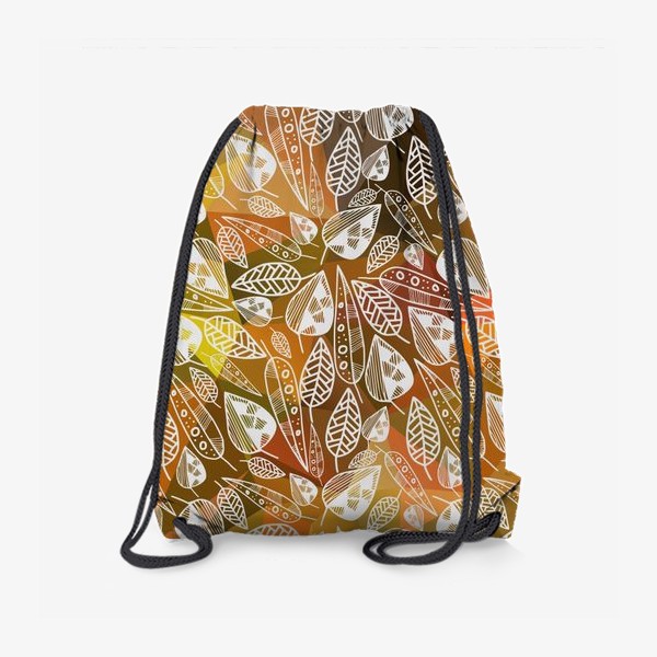 Рюкзак «Очень осенний паттерн с листьями»