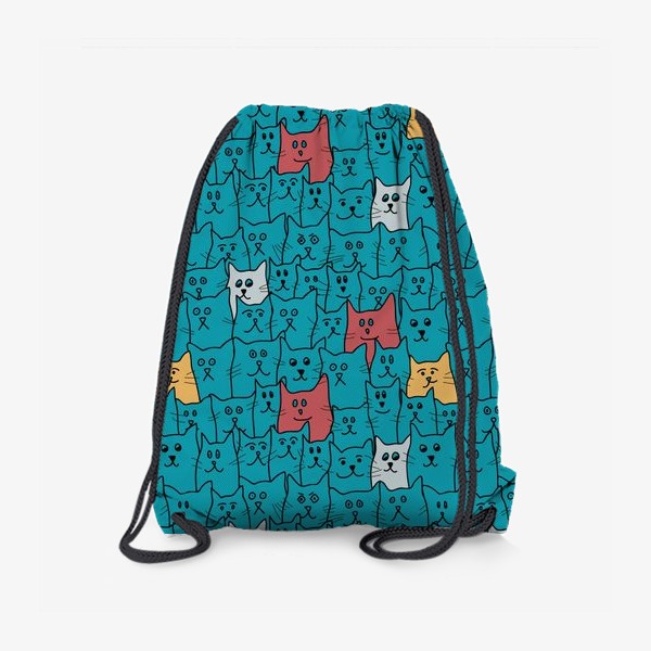 Рюкзак «Синие коты»