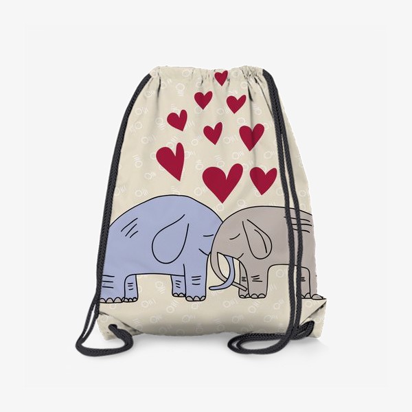 Рюкзак «Влюбленные слоны»