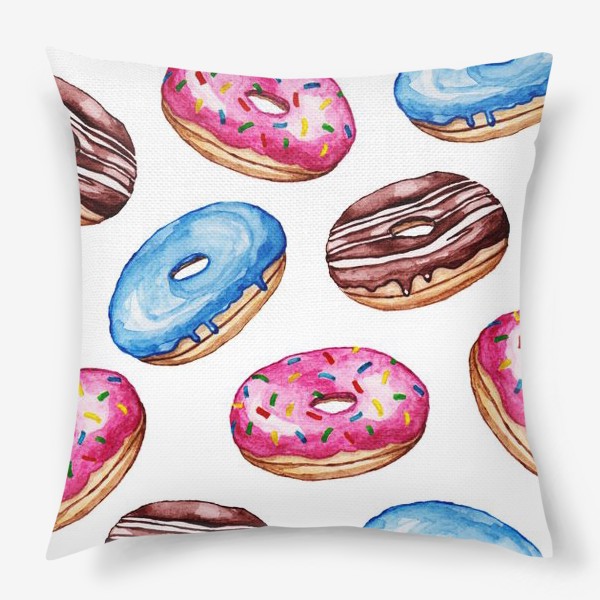 Подушка «Пончики. Donuts»