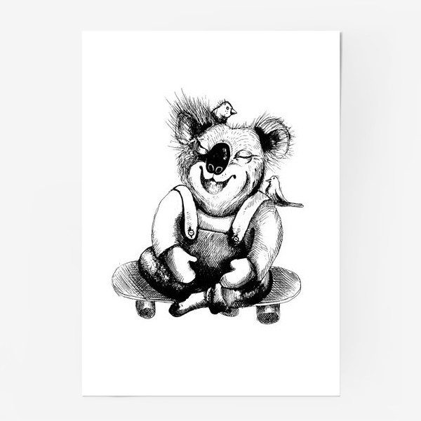Постер «Счастливая коала! »