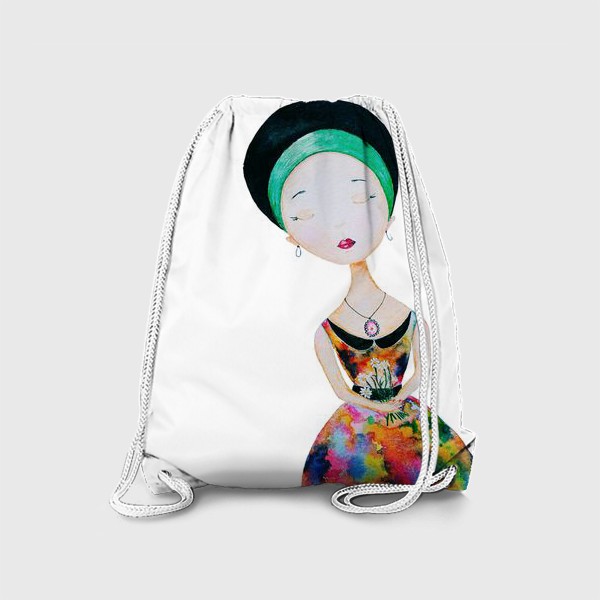 Рюкзак «Девушка с ромашками»