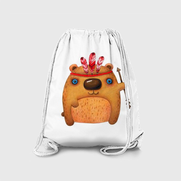 Рюкзак «Медведь - индеец »