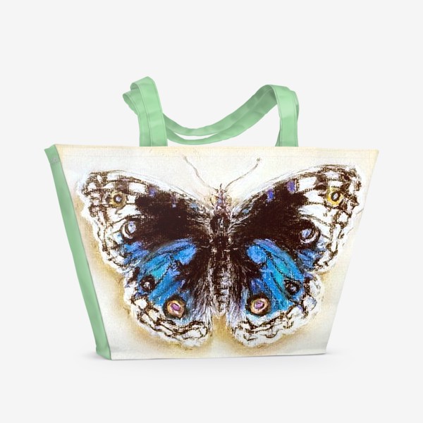 Пляжная сумка «Синяя бабочка»