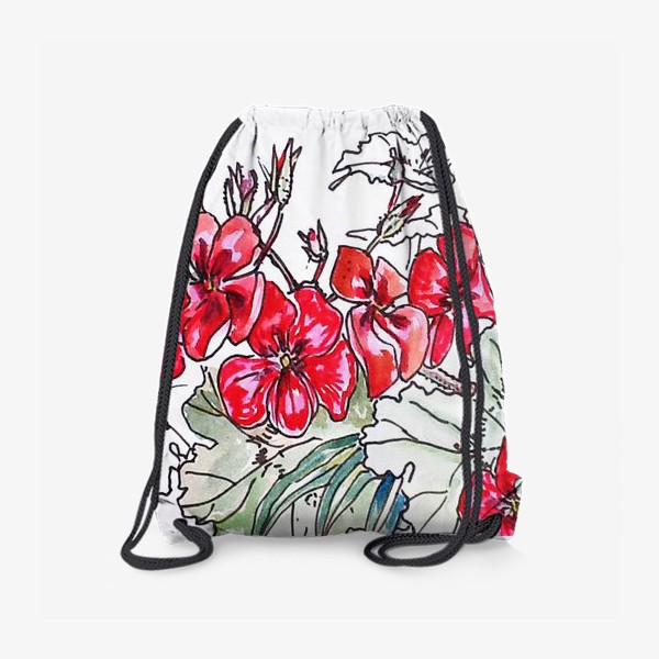 Рюкзак «Цветы герани»
