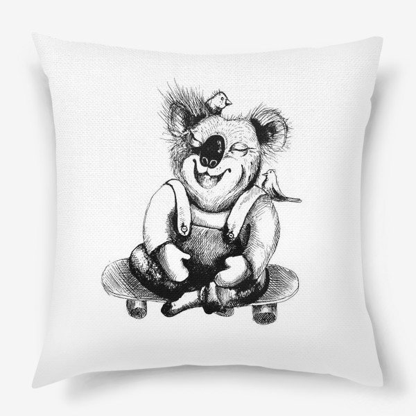 Подушка «Счастливая коала! »