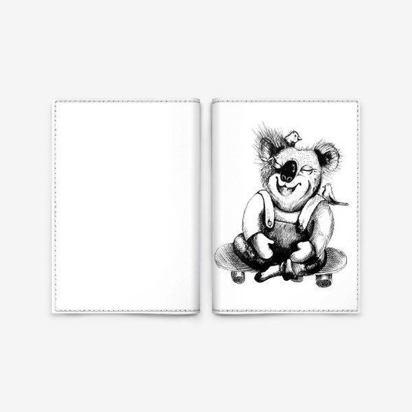 Обложка для паспорта «Счастливая коала! »