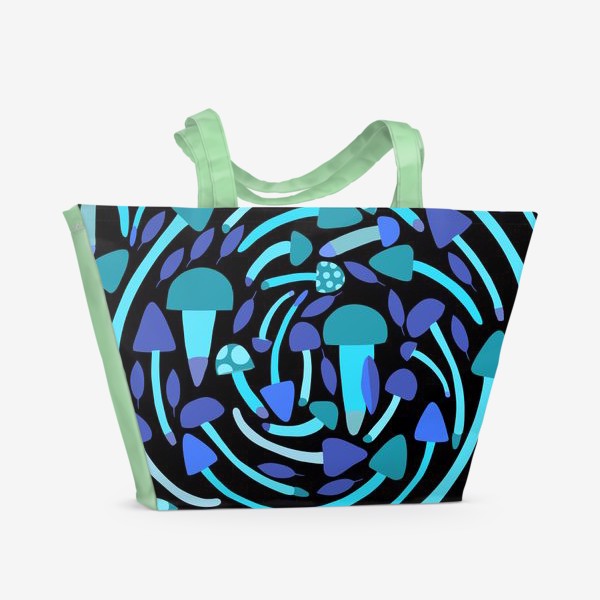 Пляжная сумка «Милые грибочки»