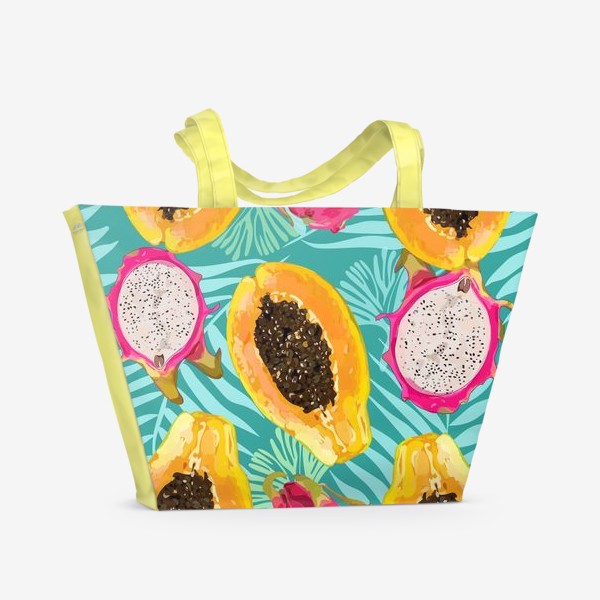 Пляжная сумка «фрукты»
