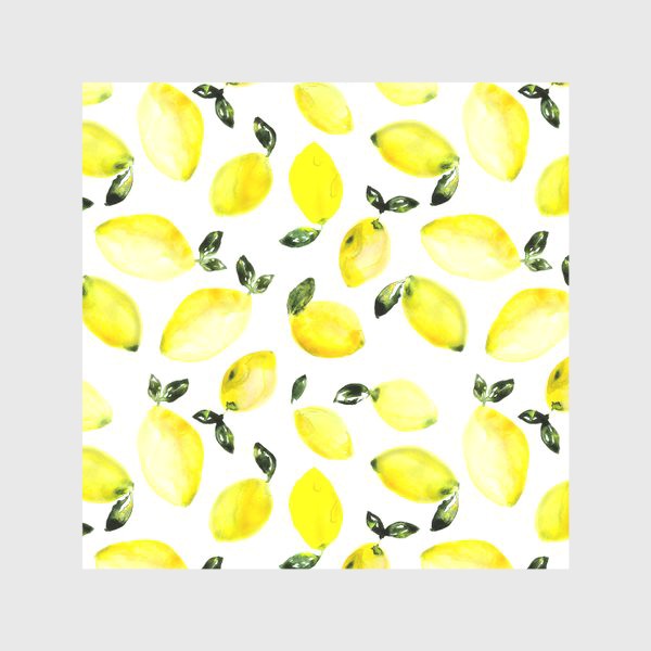 Скатерть «Лимончики акварельные»
