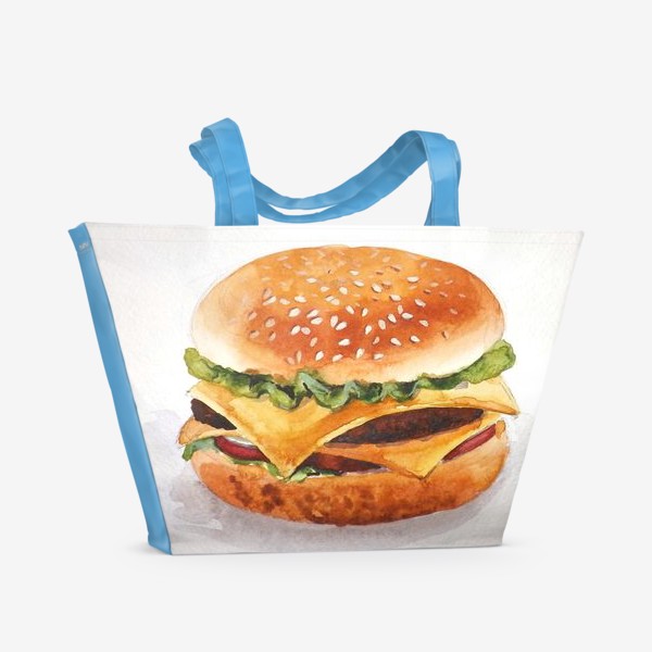 Пляжная сумка «Гамбургер»