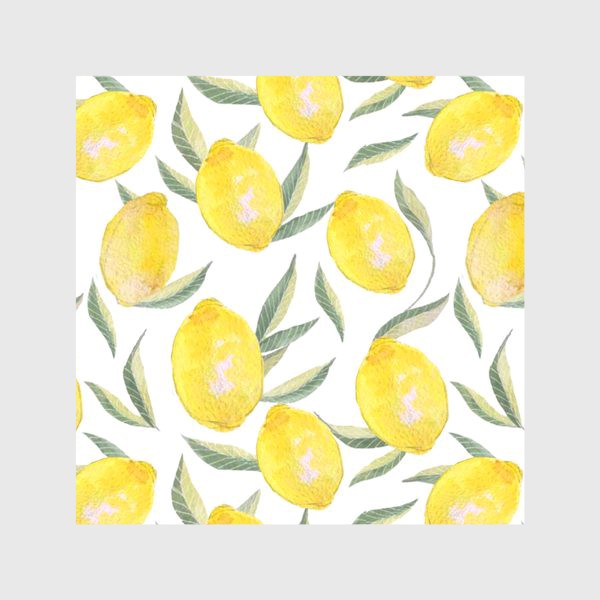 Скатерть «Паттерн с лимонами»