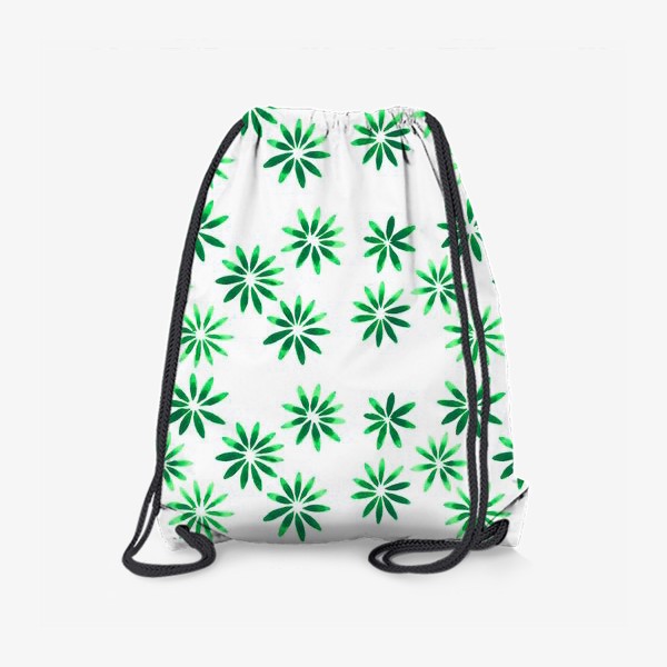 Рюкзак «Зеленые цветы»