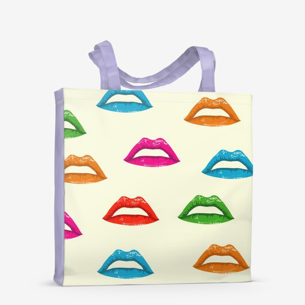 Сумка-шоппер «bright lips»