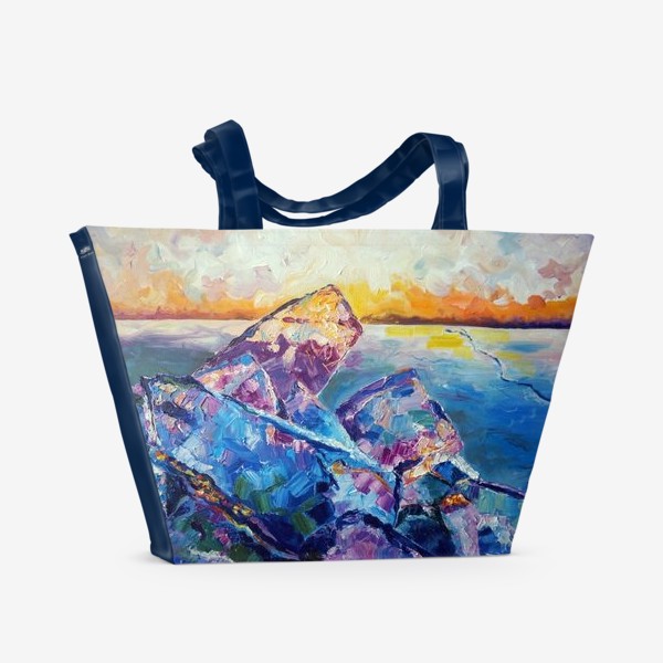 Пляжная сумка «Лёд»