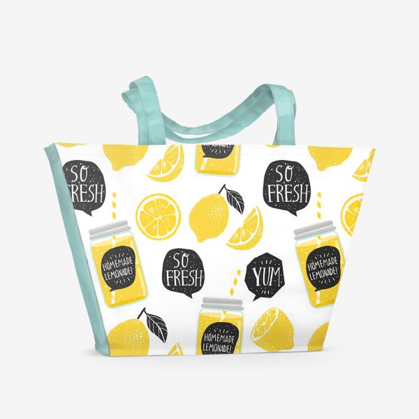 Пляжная сумка «Лимонад »