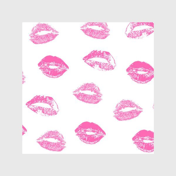 Шторы &laquo;Pink Kisses Pattern&raquo;