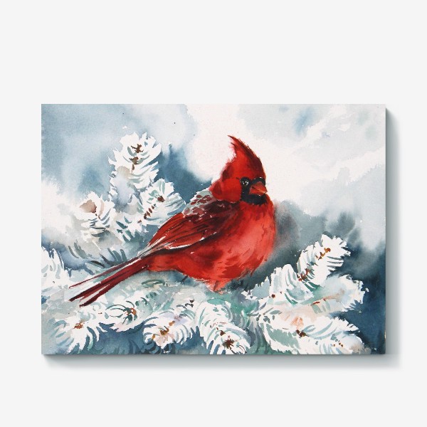 Холст «Птица кардинал»