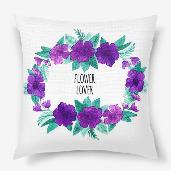 Подушка «Flower lover / цветы »
