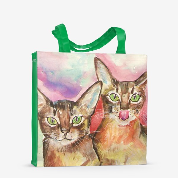 Сумка-шоппер «Абиссинские кошки»