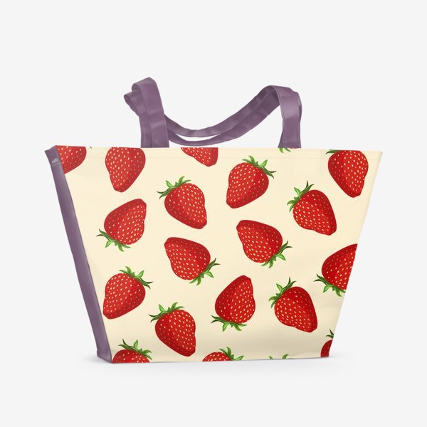 Пляжная сумка «strawberry»