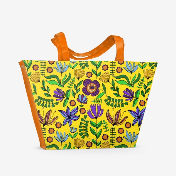 Пляжная сумка «Милые цветочки»