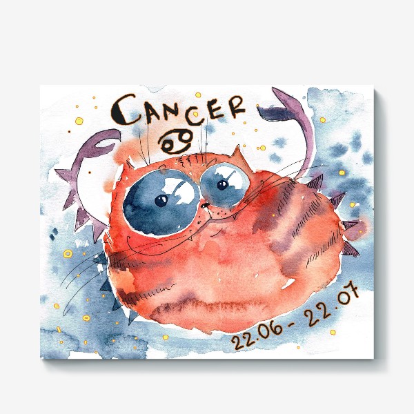 Холст «Cancer zodiac»