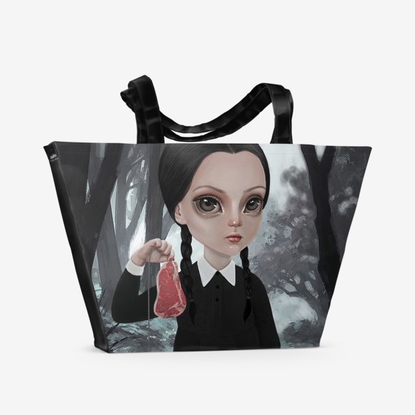 Пляжная сумка «Wednesday Addams / Уэнзди Аддамс»
