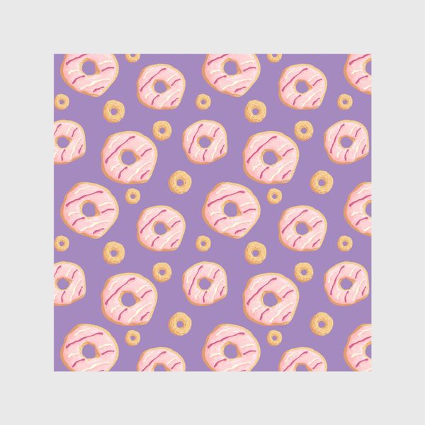 Шторы «Пончики клубничные»