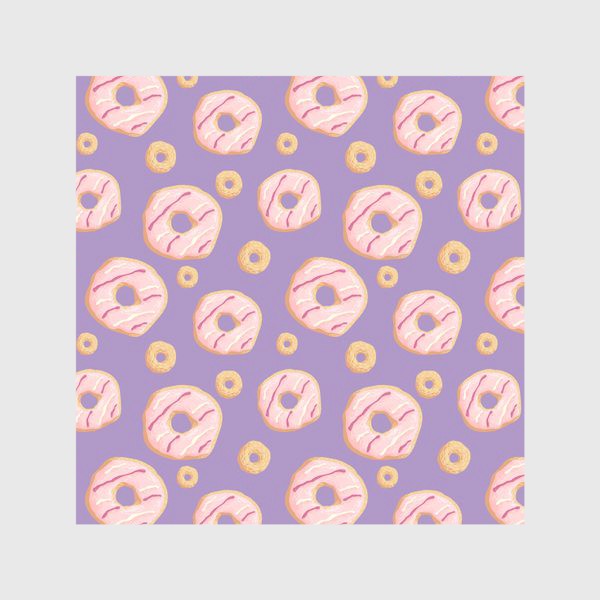 Скатерть «Пончики клубничные»