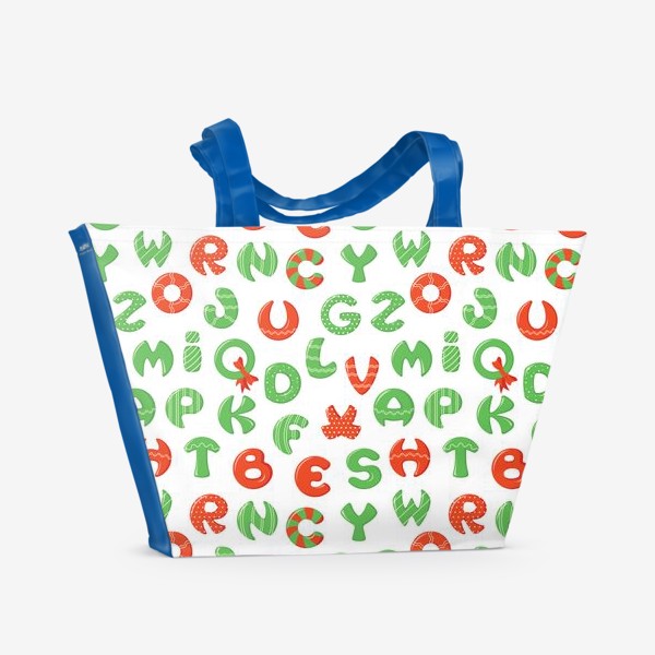 Пляжная сумка «Цветные буквы»