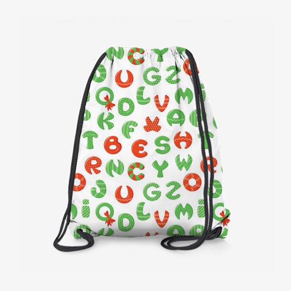Рюкзак «Цветные буквы»