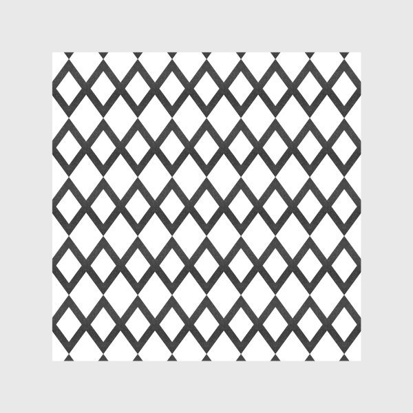 Шторы &laquo;Паттерн геометрический орнамент бохо с ромбами Black Collection&raquo;