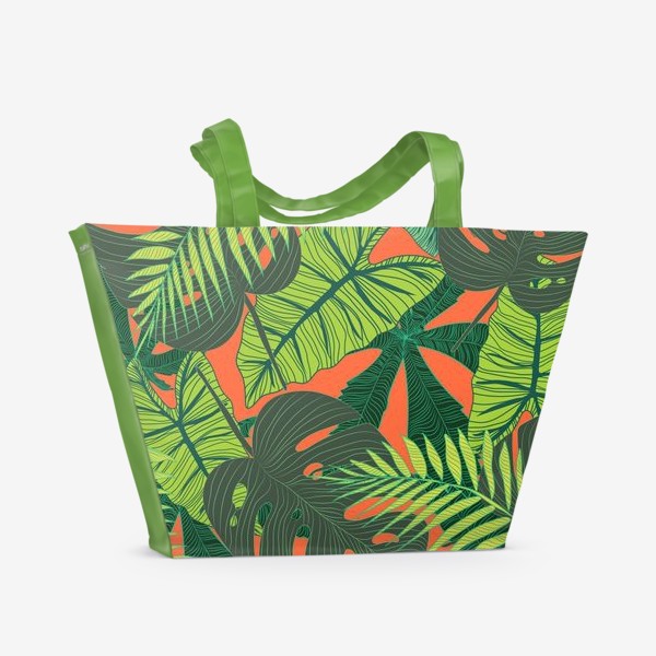 Пляжная сумка «джунгли зовут!»