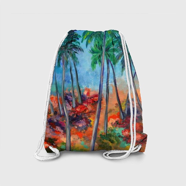 Рюкзак «Пальмы на пляже Кабо де Рама, Гоа, Индия»