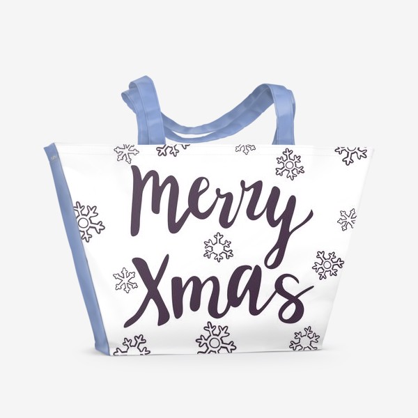 Пляжная сумка «Счастливого Рождества!»