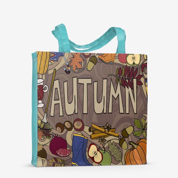 Сумка-шоппер «Осень и осенние элементы»