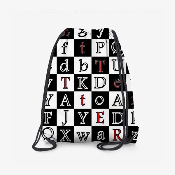 Рюкзак «буквы»