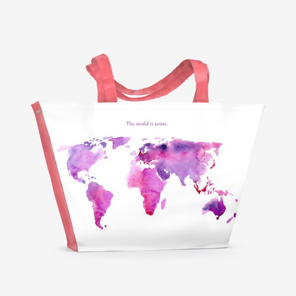 Пляжная сумка «The world is yours»