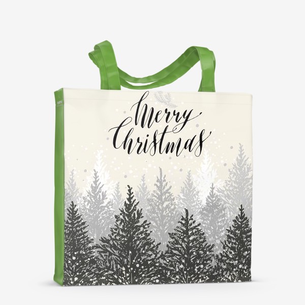 Сумка-шоппер «Рождественский лес»