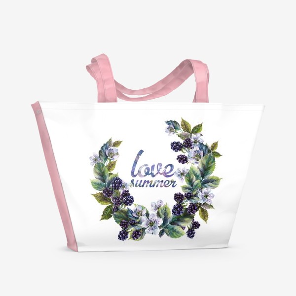 Пляжная сумка «Лесные ягоды\Berries»