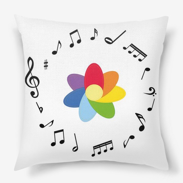 Подушка «Музыка цвета»