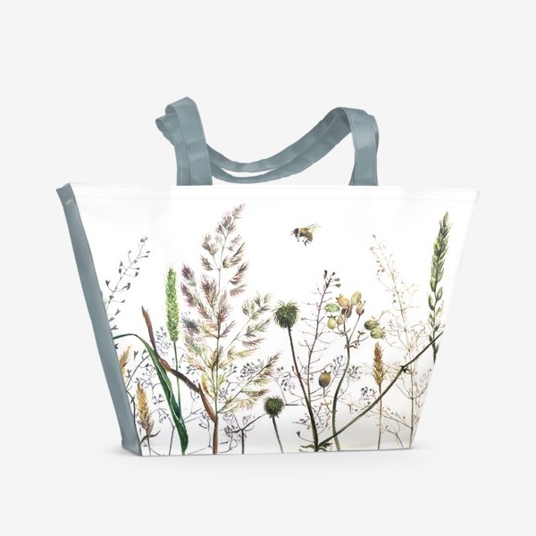 Пляжная сумка «Дикие травы»