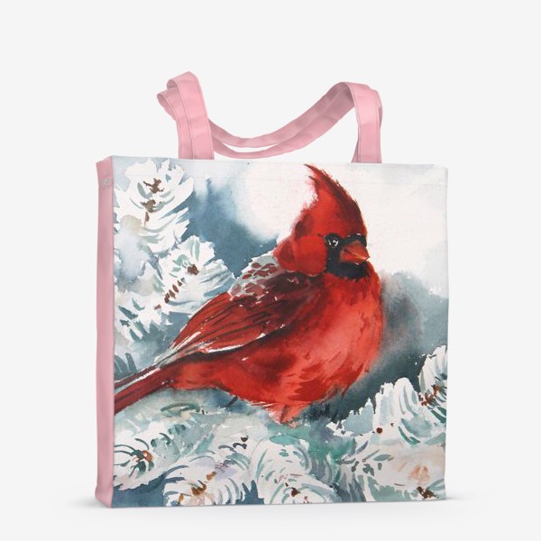 Сумка-шоппер «Птица кардинал»