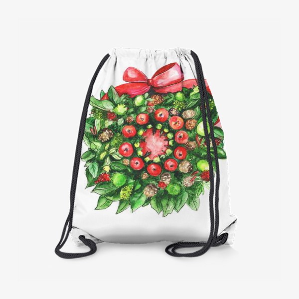 Рюкзак «Новогодний венок. Рождественский венок»