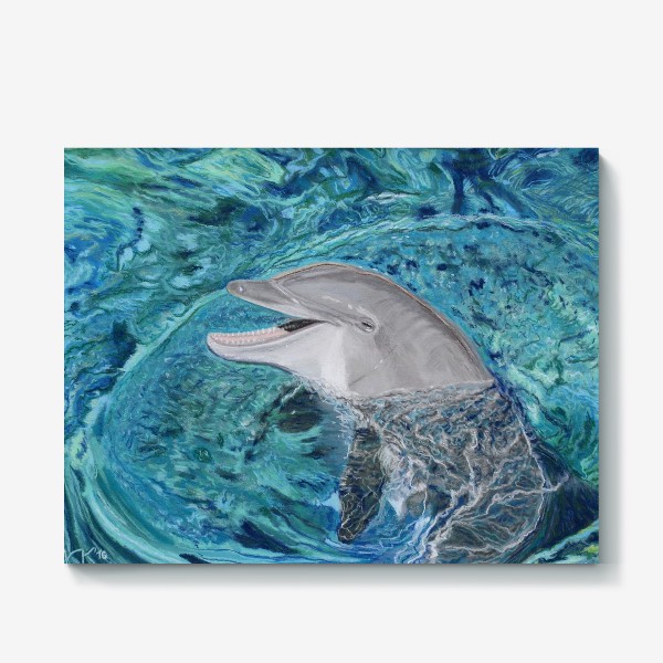 Холст «дельфин»