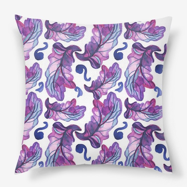 Подушка «Пурпурный листопад»
