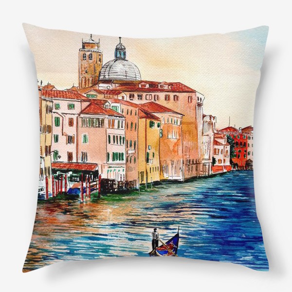 Подушка «Венецианские каналы»